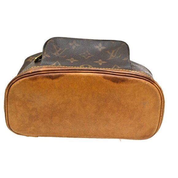 LOUIS VUITTON Mini Montsouris Backpack Bag Monogram Leather Brown M51137 39KC245 LOUIS VUITTON Mini Montsouris Backpack Bag Monogram Leather Brown M51137 39KC245
